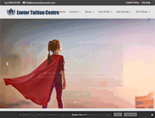 Tablet Screenshot of exetertuitioncentre.com